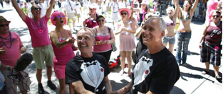 Disco Vinnie performs the first ever gay wedding at the Seattle Pride Parade